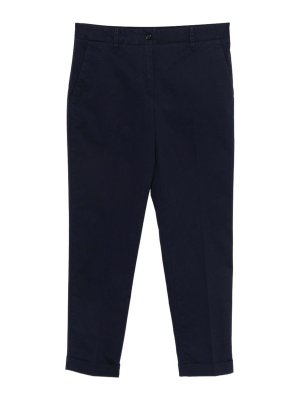 ASPESI: カジュアルトラウザー - カジュアルパンツ - ブルー