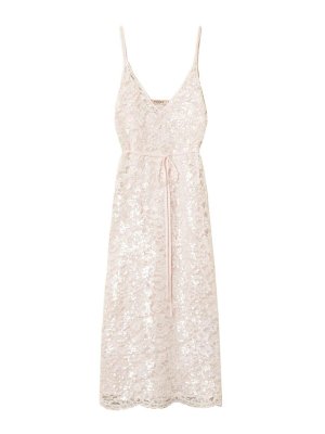 TWINSET: ニーレングスドレス - 膝丈ドレス - ヌードカラー