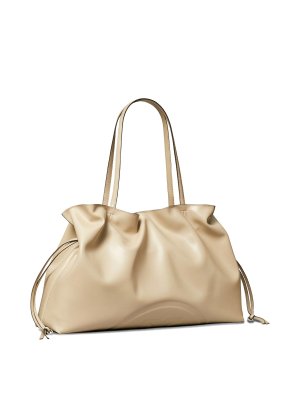 TORY BURCH: totes bags - Ella Natura Tote Bag In Beige