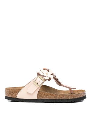 BIRKENSTOCK: sandals - Floral Details Gizeh Thong Sandals