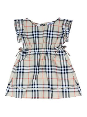 BURBERRY: ニーレングスドレス - 膝丈ドレス - グレー