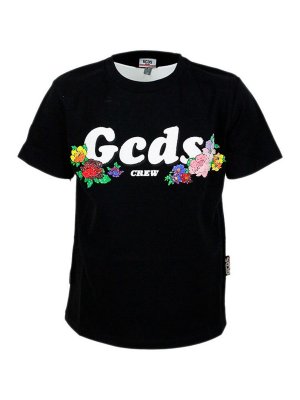 GCDS: T-shirts - T-Shirt - Noir