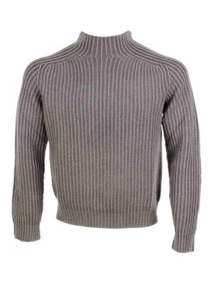 04651/A TRIP IN A BAG: Suéteres con cuello pico - Suéter Cuello Redondo - Beis