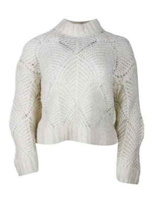 ANTONELLI FIRENZE: Suéteres con cuello pico - Suéter Cuello Redondo - Blanco