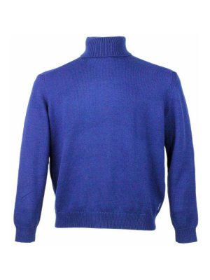 ARMANI EXCHANGE: Strickpullover mit Rundhalsausschnitt - Rundhalspullover - Blau
