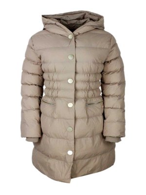 ARMANI EXCHANGE: Kurze Daunenjacken - Daunenjacke - Beige