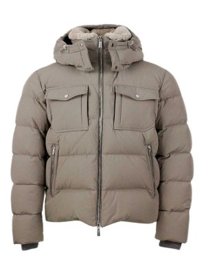 MOORER: Kurze Daunenjacken - Daunenjacke - Beige