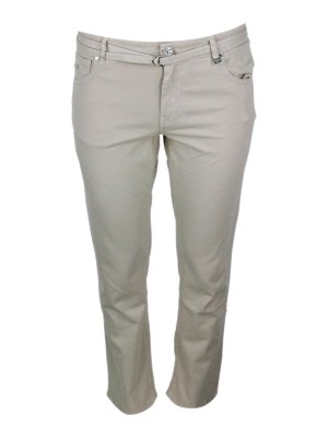 TRAMAROSSA: カジュアルトラウザー - カジュアルパンツ - 銀