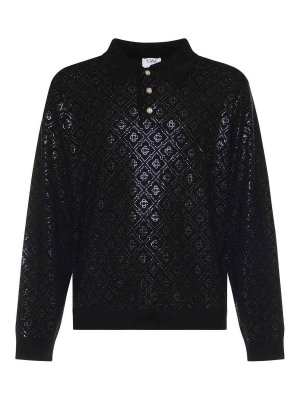 CASABLANCA: polo shirts - Merino Wool Polo Shirt