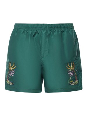 CASABLANCA: one-piece - Swimsuit With Casa Embroidery