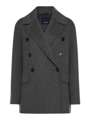 S MAX MARA: Blazer - Blazer - Gris