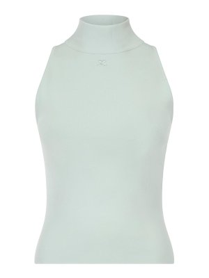 Courreges: Top e canotte - Top in maglia storica