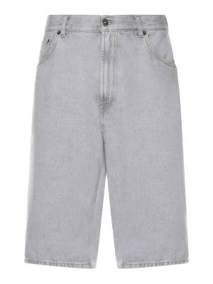 DONDUP: Trousers Shorts - Lenz Cotton Bermuda Shorts