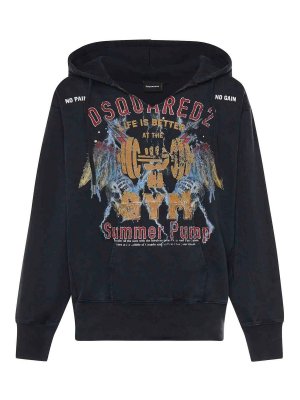 DSQUARED2: Sweatshirts und Pullover - Sweatshirt - Grau