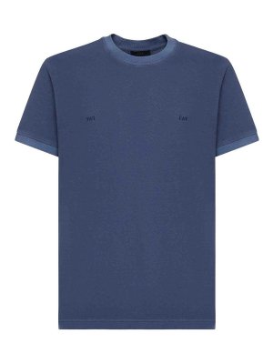 FAY: t-shirts - Cotton Pique T-Shirt