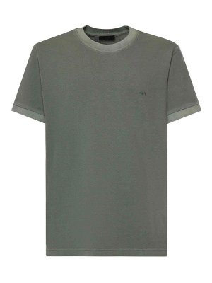 FAY: t-shirts - Cotton Pique T-Shirt