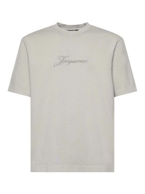 JACQUEMUS: t-shirts - Pigmento Cotton Jersey T-Shirt