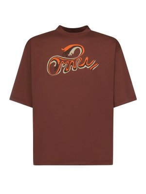 Marni: t-shirts - Printed Cotton T-Shirt