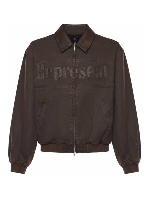 REPRESENT: bombers - Roscoe Cotton Bomber Jacket