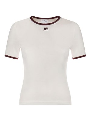 Courreges: t-shirt - Maglietta in cotone
