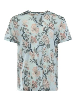 ETRO: t-shirts - Floral Print T-Shirt
