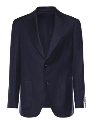 LUIGI BIANCHI MANTOVA: Vestes de costume - Blazer - Bleu