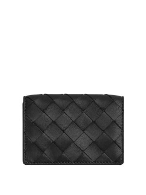 BOTTEGA VENETA: wallets & purses - Woven Business Card Holder