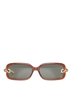 BOTTEGA VENETA: サングラス - サングラス - ブラウン