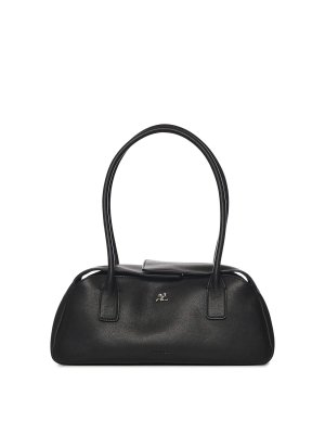 Courreges: Handtaschen - Shopper - Schwarz