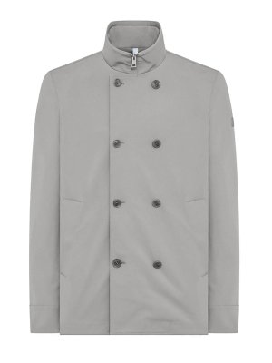 DUNO: knee length coats - Gray jackets