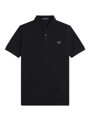 FRED PERRY: polo shirts - Black T-Shirt And Polo