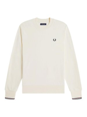 FRED PERRY: スウェット＆セーター - スウェットシャツ/セーター - 白