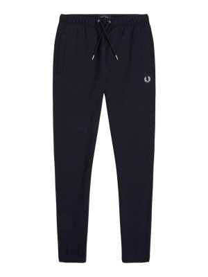 FRED PERRY: casual trousers - Blue Pants