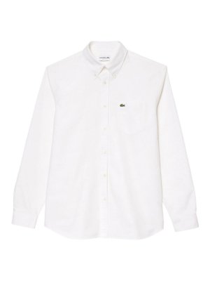 LACOSTE: shirts - White shirts