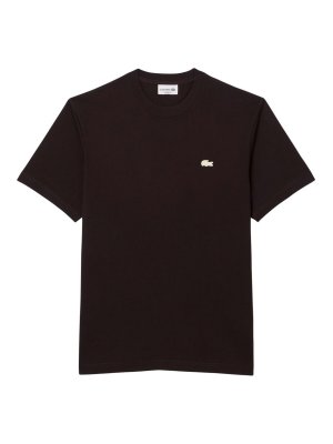 LACOSTE: polo shirts - Brown T-Shirt And Polo