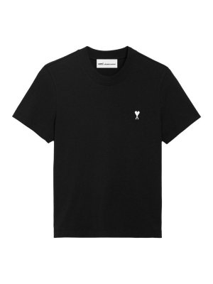 AMI PARIS: T-shirts - T-Shirt - Noir