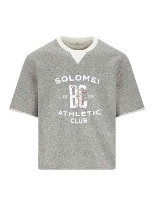 BRUNELLO CUCINELLI: t-shirts - T-Shirt With Logo