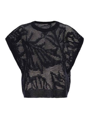 BRUNELLO CUCINELLI: Tops und Tank Tops - Top - Blau