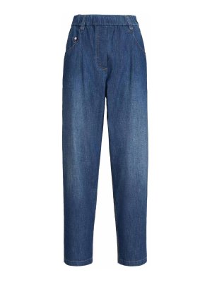 BRUNELLO CUCINELLI: straight leg jeans - Jeans With Five Pocket Design