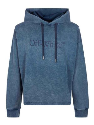 OFF-WHITE: スウェット＆セーター - スウェットシャツ/セーター - ブルー