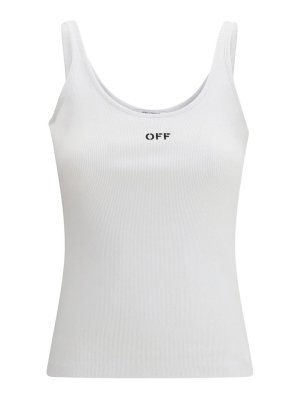 OFF-WHITE: Tops und Tank Tops - Top - Weiß