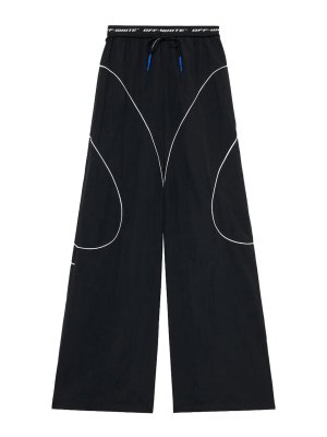 OFF-WHITE: tracksuit bottoms - Sports Pants With Logo Band