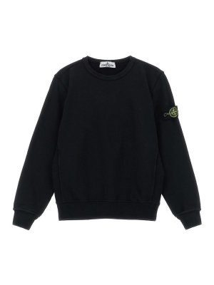 STONE ISLAND: crew necks - Sweater With Application