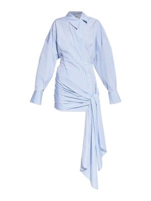 The Attico: short dresses - Short Striped Dress