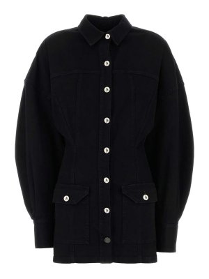 The Attico: short dresses - Short dress with buttons