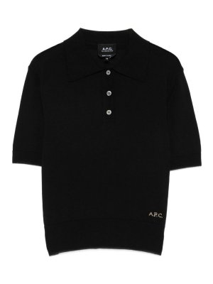 A.P.C.: polo shirts - Polo Shirt With Logo