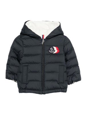 MONCLER JR: Vestes-rembourrees - Blouson Rembourré - Bleu