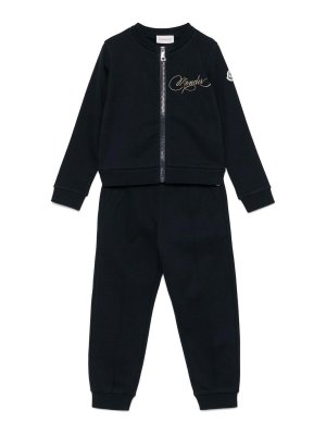 MONCLER JR: tute - Tuta Sportiva In Cotone