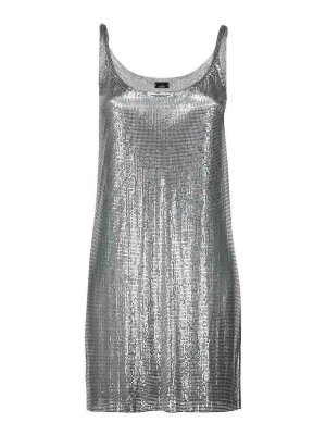 RABANNE: knee length dresses - Mesh Dress