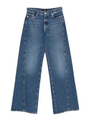 SEVEN: straight leg jeans - Twisted Lotta Jeans With Studs